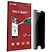 iCarez 0.33mm Privacy Tempered Glass Screen Protector For Apple iPhone 6 Plus 5.5-Inch - Retail Packaging