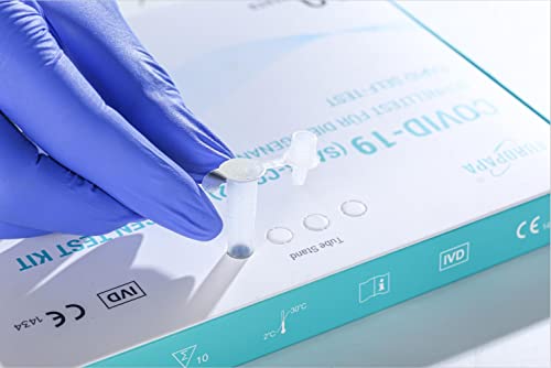 EUROPAPA® 10x Corona Laientest Selbsttest Covid-19 Antigentest auf SARS-CoV-2 Schnelltest zur Eigenanwendung Testkassete Probentupfer Antigenextrakt einzelverpackt