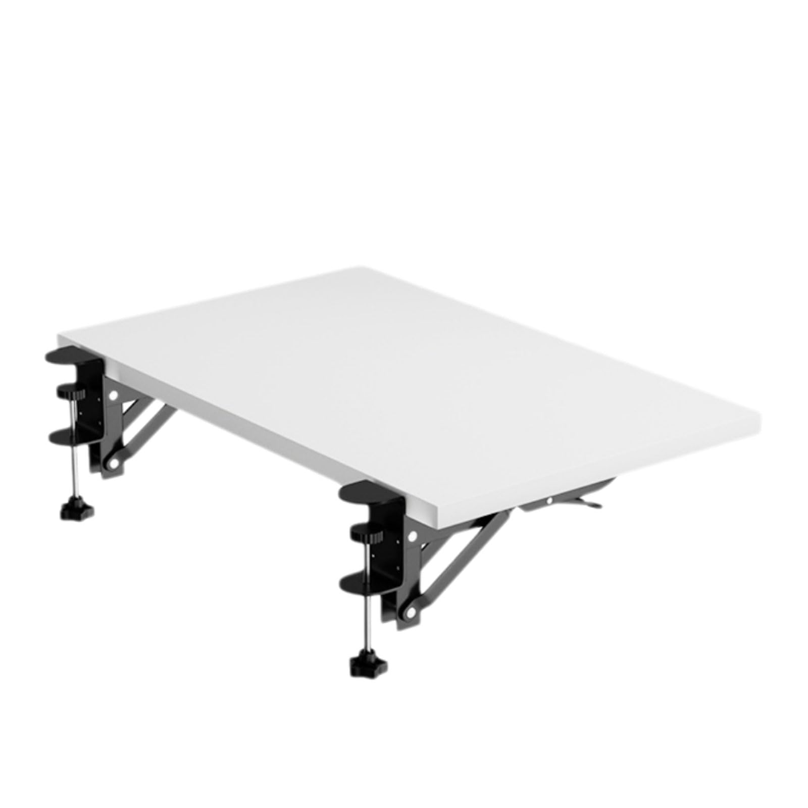 Omic - Vassoio da scrivania espandibile pieghevole con ripiano per tastiera, salvaspazio, ideale per casa e ufficio, design regolabile e versatile per una migliore t