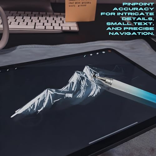 Image of 2-Way Dual-Sided Stylus Pen for All Touch Screen Devices Android Mobile Phones Tablets Pads Smartphones - Blue Gradient