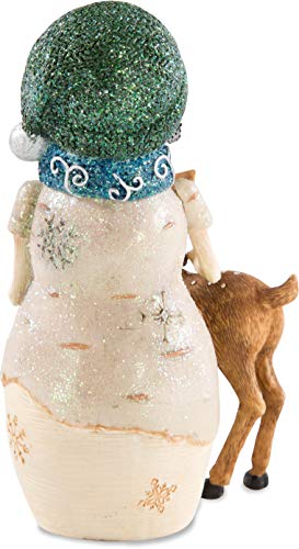 Pavilion-Gift-Company-Friends-Light-Up-The-Season-5-Inch-Collectible-Snowman-Figurine-with-A-Deer Pavilion Gift Company Friends Light Up The Season 5 Inch Collectible Snowman Figurine with A Deer