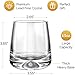 Mofado. Crystal Whiskey Glasses - Modern - 11oz (Set of 2) - Perfect Weight and Sturdy/Barware for Scotch, Bourbon, Manhattans, Old Fashioned Cocktails - Gift For Christmas, Birthday