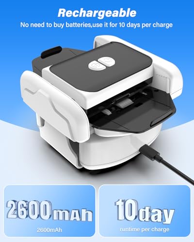 Card Shuffler with Removable Tray, 2025-Upgrade Rechargeable Automatic Playing Card Shufflers Machine for 1-2deck, Automatic Stop, Quick Shuffler, No Card Jams, Low Noise, Fit for Poker,UNO,Bridge