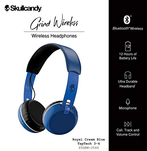 Image of Skullcandy S5GBWJ-546-Grind Wireless Over Ear Royal /Cream /Blue