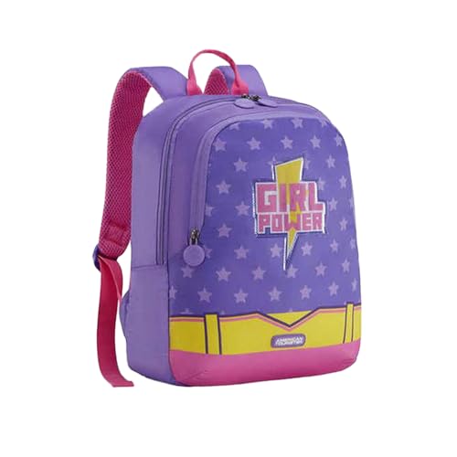 Image of American Tourister Swiddle 4.0Bp Buterfly Ylw, Kids Activity Backpack, Age 4-6 Years, 2 Full Compartments