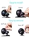 Glucrean Dash Cam Mount Compatible with CHORTAU/OldShark/NIUTA/Apexcam dashcam, Suction Cup Mount Easy to Install and Use, Strong Suction Power Hight Durability and Removeable 2 Pcs