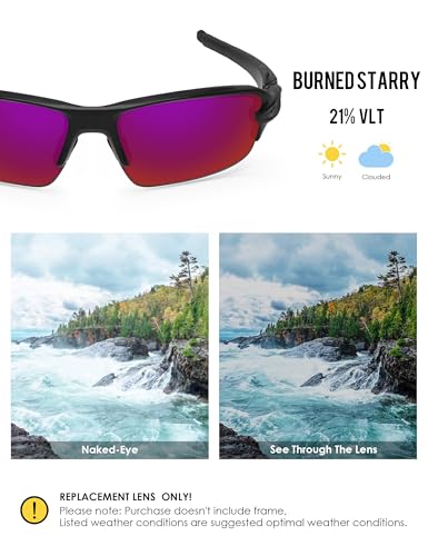 Image of BLAZERBUCK Replacement Lenses & Sock Kit for Oakley Flak 2.0 OO9295 Sunglasses