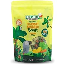 Bird Treats - Parrot Treats - Cockatiel Food - Parakeet Treats - Conure Bird Food - Cockatiel Treats - Sun Conure Food - Cockatiel Bird Food - Parakeet Bird Food Carrot Mango Boost