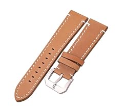 Amazon.co.jp: 20mm/24mm女性男性ヴィンテージ本物の革の時計