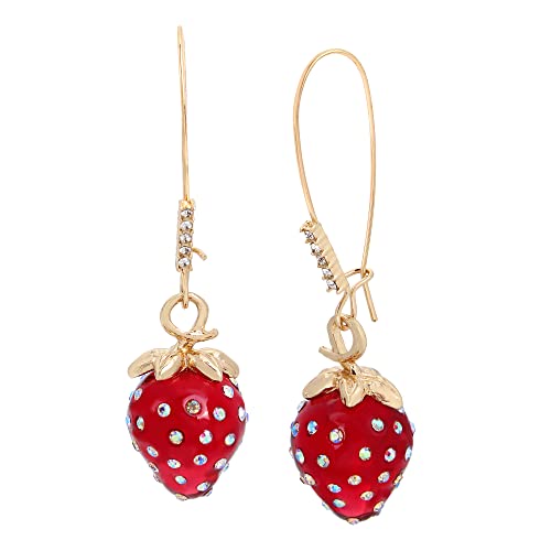 Strawberry Dangle Earrings