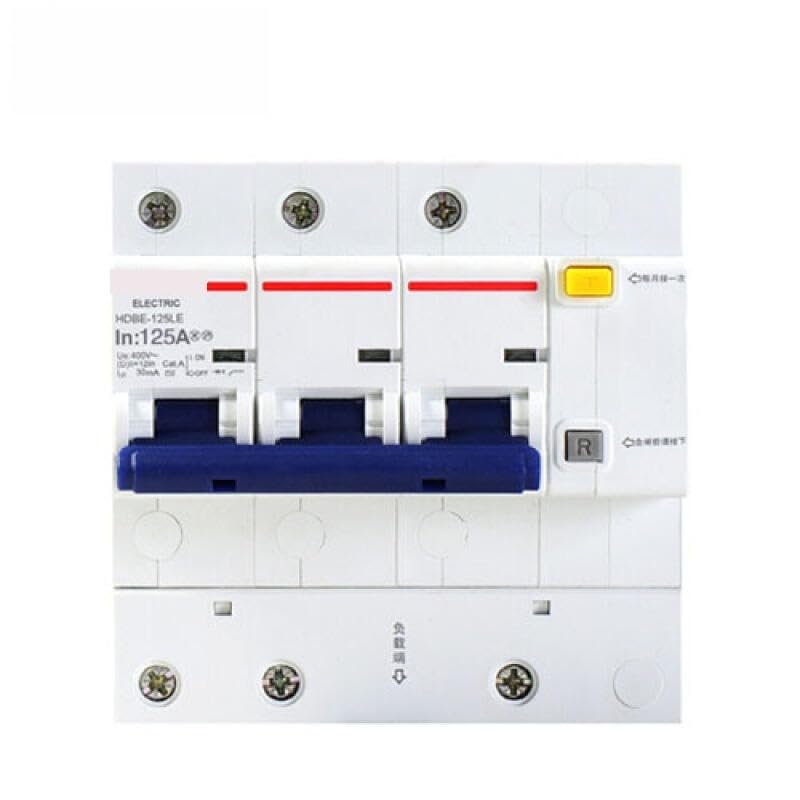 Disjoncteur HDBE-125LE HDBE-125LE 3P type C 100A pour fuite de courant