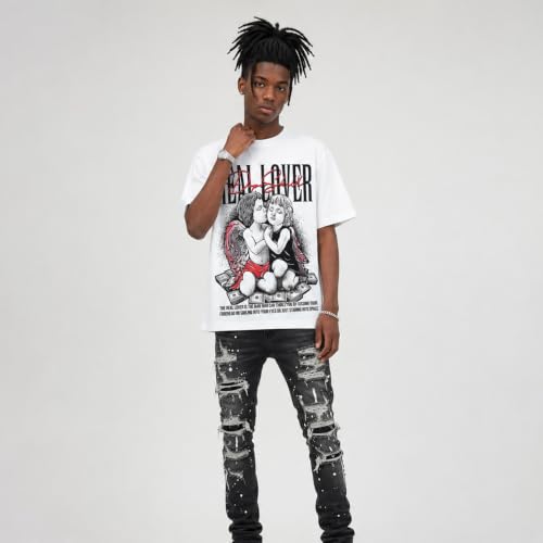 Image of DopeSkill Graphic Tee Streetwear Hip Hop Hypebeast Street Style Unisex T-Shirt Sneaker Colour Matching Shirts Real Lover
