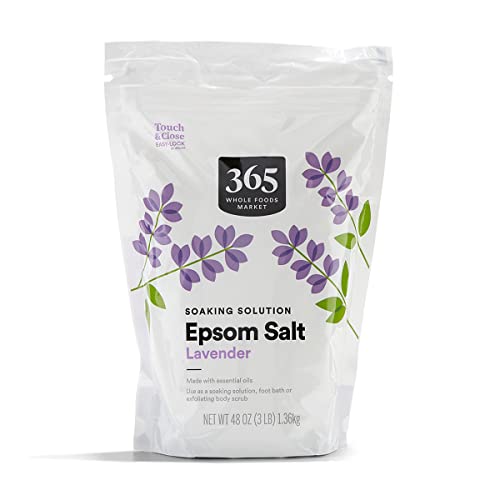 365 by Whole Foods Market, Epsom Salt Soaking Solution, Lavender, 48 Ounce