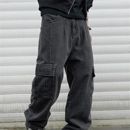 Men's Baggy Jeans – Wide-Leg Denim Pants, Oversize Streetwear Cargo Trousers2