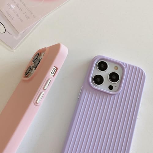 Coque silicone pour iPhone 14 Pro Max blanche à rayures