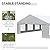 FANCUF 39 X 23 Ft Carport Large Outdoor Canopy Tent with Removable Sidewalls and Windows,White Tents for Parties,Wedding