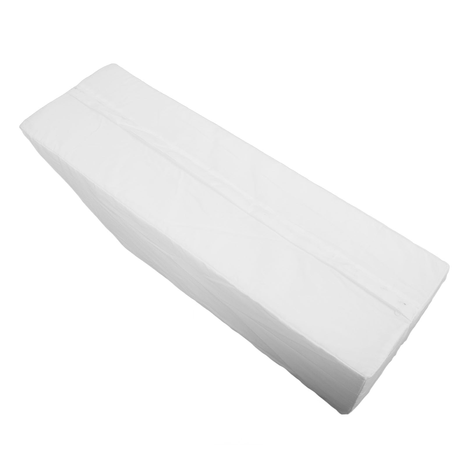 Almohada de Cuña para Piernas, Almohada de Apoyo para Elevación de Piernas de Primera Calidad para Mejorar la Circulación Sanguínea en la Oficina (White)