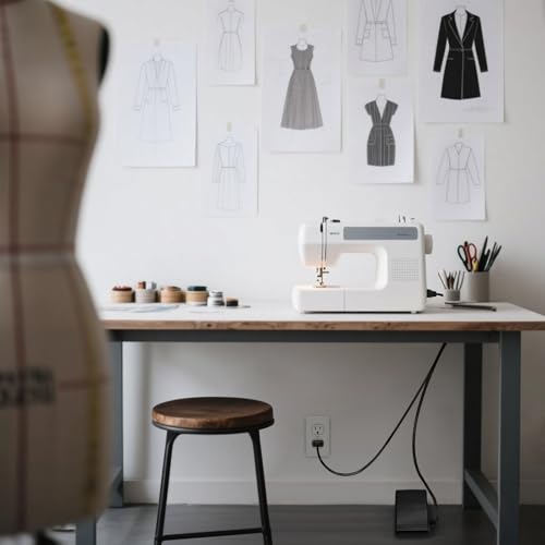 image for Zasidler Singer Sewing Machine Pedal and Power Cord Replacement, Compa