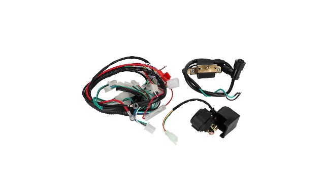 Faisceau De Câblage Complet Pour Quad 50cc 70cc 110cc 125cc - Kit Électrique Solénoïde CDI