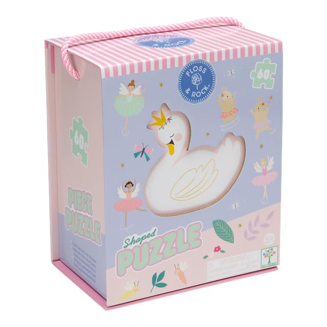 Floss & Rock Puzzle de forme enchantée, 60 pièces, 50,8 x 33 cm, multicolore