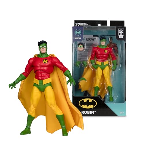 DC Direct Robin of Earth-2 (Crise nas Infinitas Terras) Boneco de 18 cm com McFarlane Toys Digital C