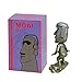 CRCAH Moai Statue Decor - 6 Inch Easter Island Oranment Resin Stone Decoration for Room Accessories Antique Sculpture for Office Desktop (Surfing)
