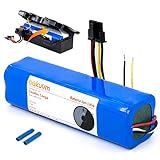 BAKUUM Batería 5200 mAh para Cecotec Conga 4090, 4490 y 4690. Capacidad de 5200 mah 46.08Wh 14.4V. Larga autonomia. Rendimiento Optimizado. Requiere Montaje. Seguir los pasos especificados.