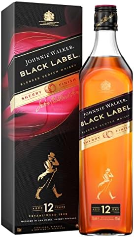 Johnnie Walker Black Label | Sherry Cask Finish | Blended Scotch ...