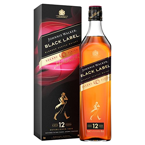 Johnnie Walker Black Label | Sherry Cask Finish | Blended Scotch ...
