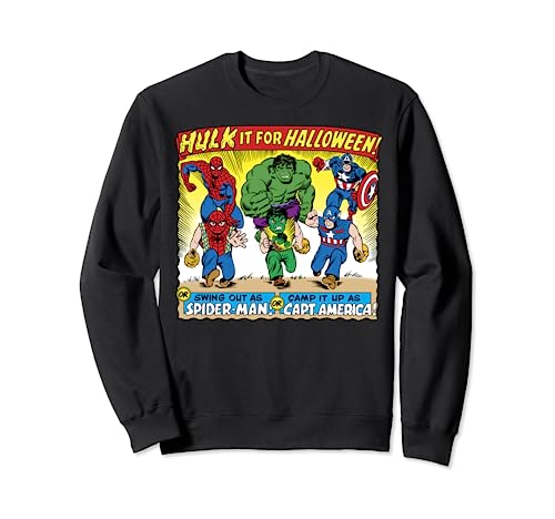 Sweatshirt Hulk et Spider-Man pour remplacer les déguisements inconfortables d'Halloween