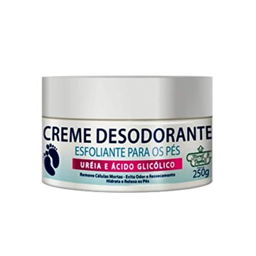 FLORES&VEGETAIS CREME DESODORANTE ESFOLIANTE PARA PES 250G