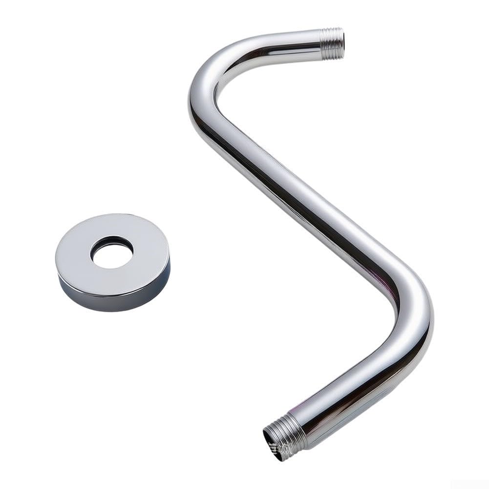 Extensor Brazo para ducha para acero Inoxidable Forma S 10 Pulgadas