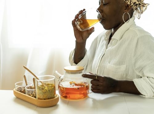 JusTea Peppermint Garden Loose Leaf Herbal Tea