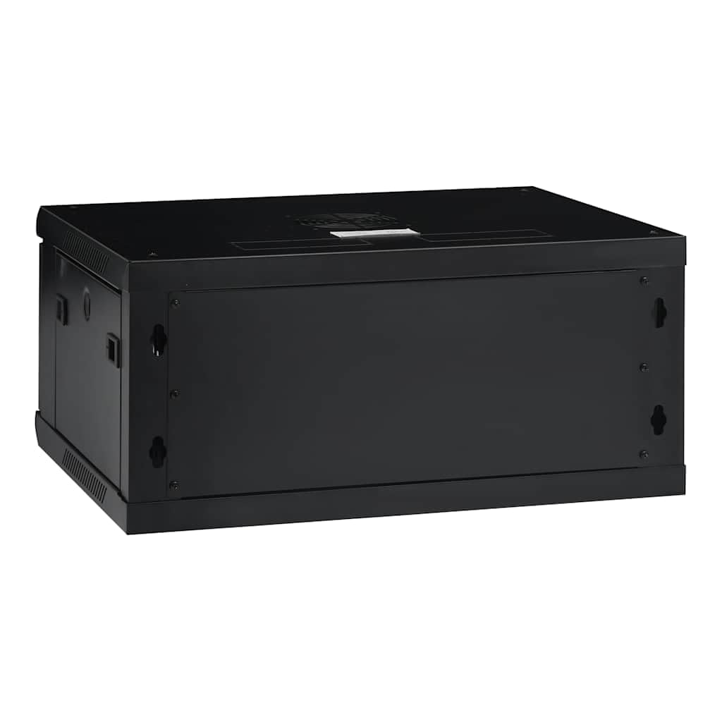 4U Armoire réseau 19" Boîtier mural 600 x 450 x 285 mm Noir