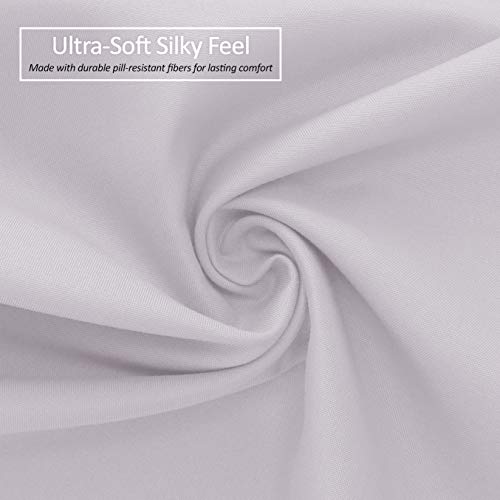 image for Nestl Soft Pillow Shams Set of 2 - Double Brushed Microfiber Pillow Co