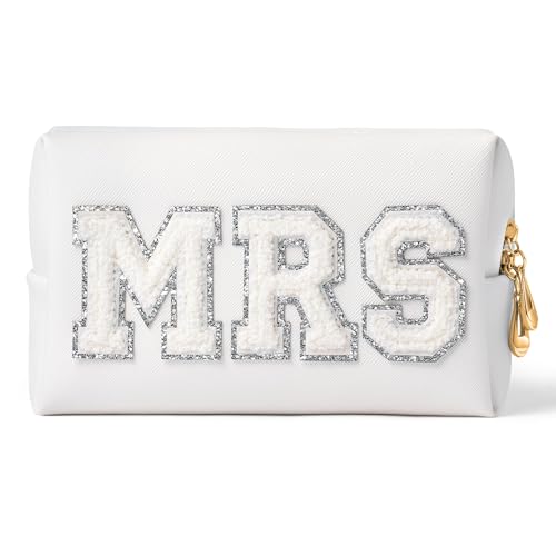 Bride MRS Patch Cosmetic Bag Letter Makeup Bag Small Letter ...