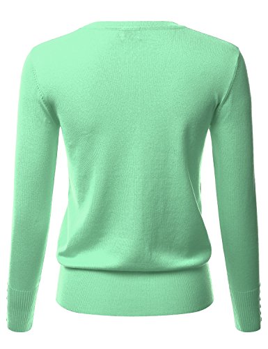 Image of LALABEE Women's V-Neck Long Sleeve Button Down Sweater Cardigan Soft Knit(S-XXL)