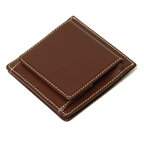 財布 マネークリップ 小銭入れ コインケース 革 イタリアンレザー ユニセックス DUCT(ダクト) NL-785 (ダークブラウン)