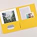 Avery Two Pocket Folders, Holds up to 40 Sheets, Business Card Slot, 25 Yellow Folders (47992)