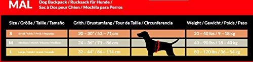 iEnergy™ MAL Hunderucksack - Wetterfester Rucksack für Hunde – Gut gepolsterter Wanderrucksack (Mittel)