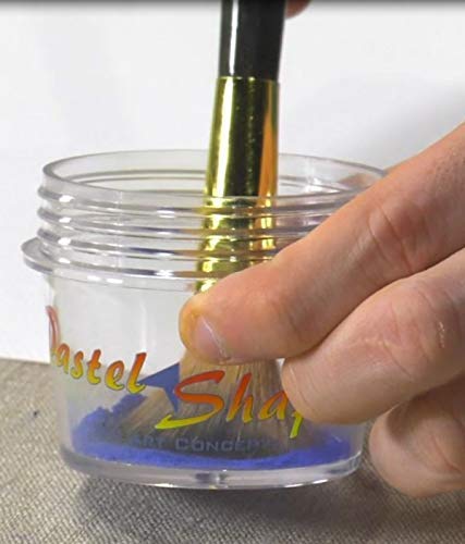 Soho Urban Artist Soft Pastels Set Of 10 Fluorescent Neon Colors With Pastel Sharpener, Shaper, Storage Jar #TOP7