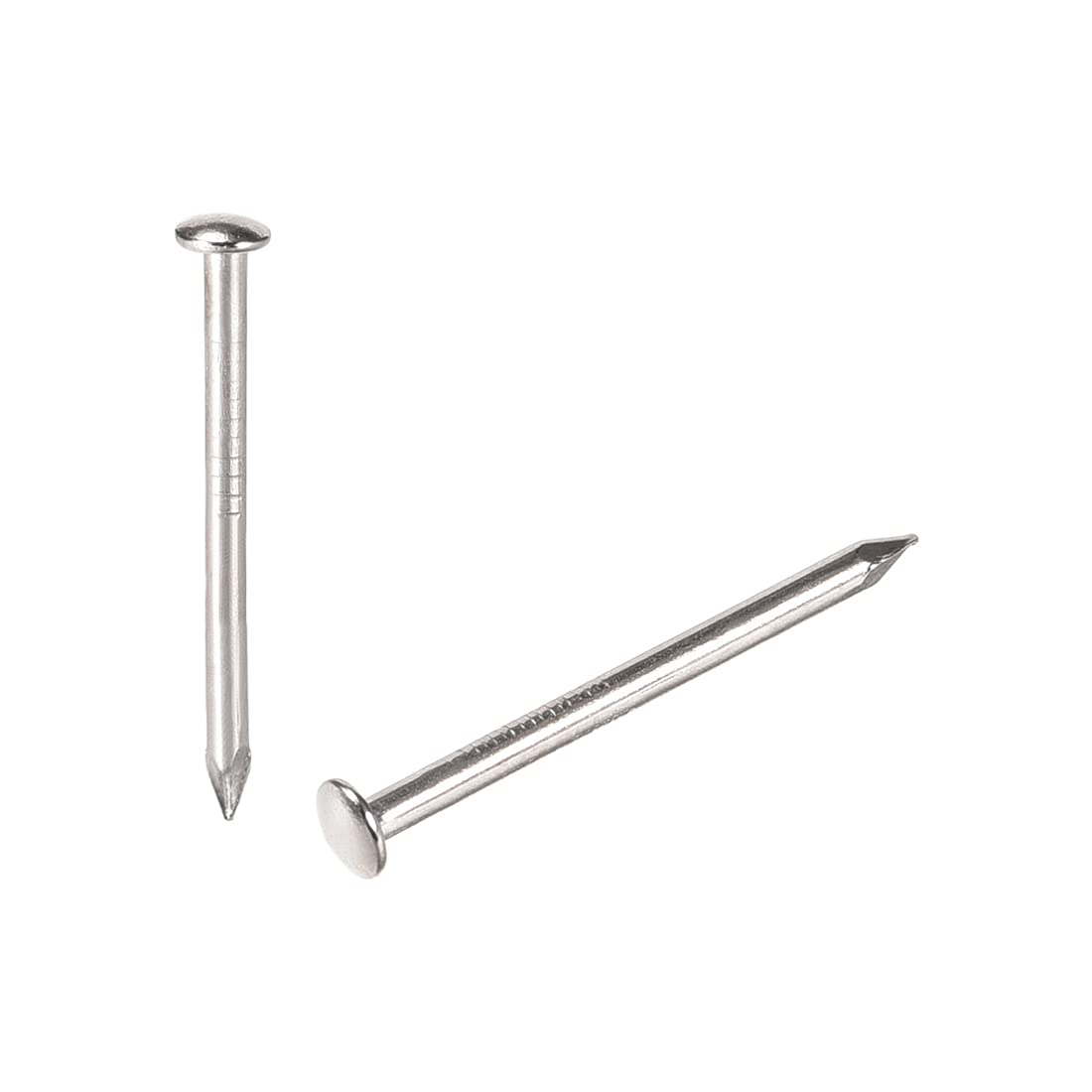 uxcell Small Tiny Hardware Nails Iron 1.5X25mm(DXL) for DIY Decorative Wooden Boxes Accessories Silver Tone 100pcs