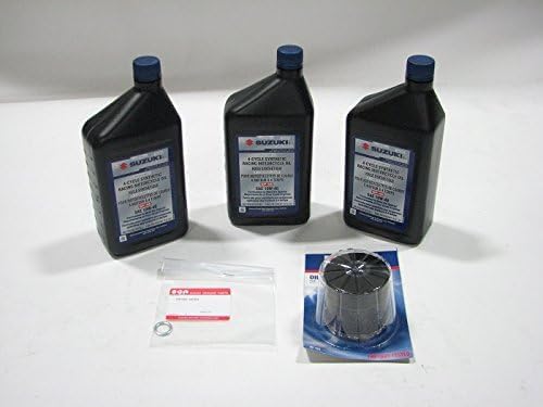 Suzuki Genuine 3-Quart Full Synthetic Oil Change KIT 990A0-01E40-3KT