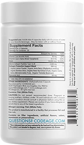 Marine Collagen Peptides - 120 Capsules - Image 4