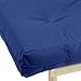 Mozaic Futon Mattress, Full, Blue