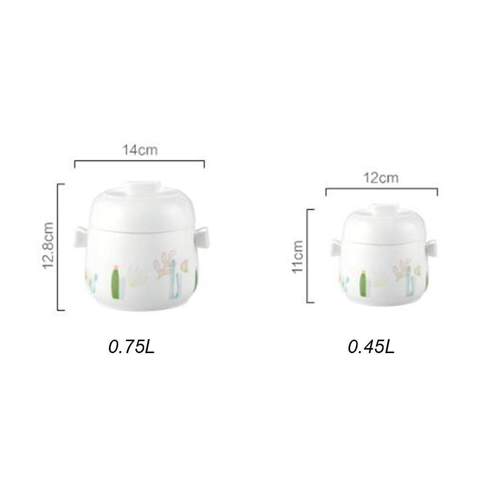 Amazon｜ミニセラミックシチューふた付きスープ鍋ストックポット