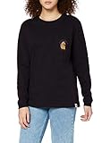 Carhartt Womens Workwear Graphic Back Pocket T-Shirts, Black, S