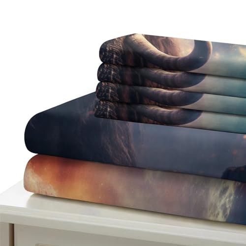 Impression 3D de imprimé parure de lit style jurassique en microfibre douce single 135x200 - 6