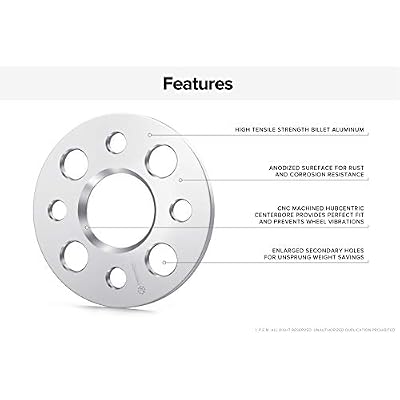 StanceMagic - 2pcs 3mm 4x100 Hubcentric Wheel Spacers Compatible with E30 BMW 318i 325i 325e VW Golf Jetta Audi 4000 (57.1)