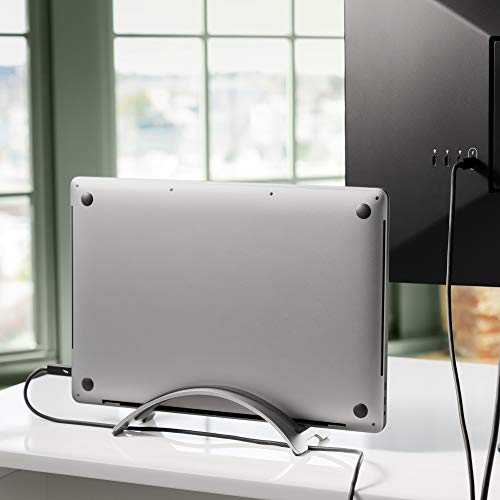 Twelve South BookArc for MacBook | Space-Saving Vertical Desktop Stand for Apple notebooks (Silver)*Not Compatible with M1, See Insert Option to Update/Upgrade* by Twelve South - Image 2